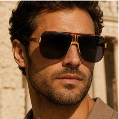 Ravello Polarized Shades - Red Black - geometric frame - Hendlys - Image 4