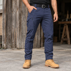 Redford Men's Tactical Cargo Pants - Navy - Men's Clothing > Pants > Tactical Cargo Pants - Hendlys - Image 1