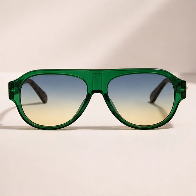 Rialto Shades - Green Leopard - sunglasses - Hendlys - Image 2