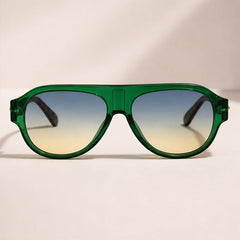 Rialto Shades - Green Leopard - sunglasses - Hendlys - Image 2