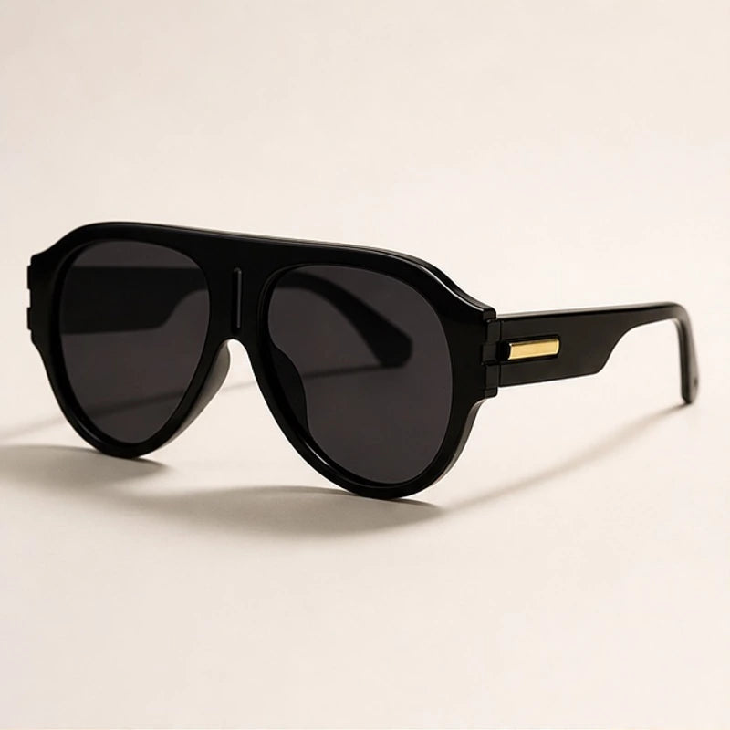 Rialto Shades - Black Gold - Sunglasses - Hendlys - Image 1