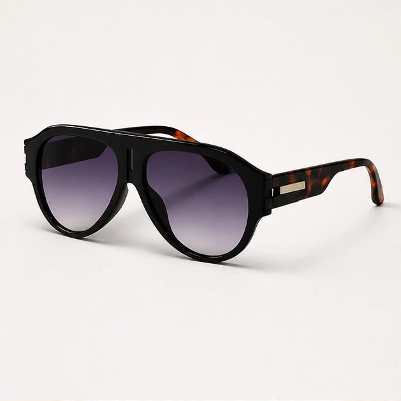 Rialto Shades - Black Leopard - Sunglasses - Hendlys - Image 1