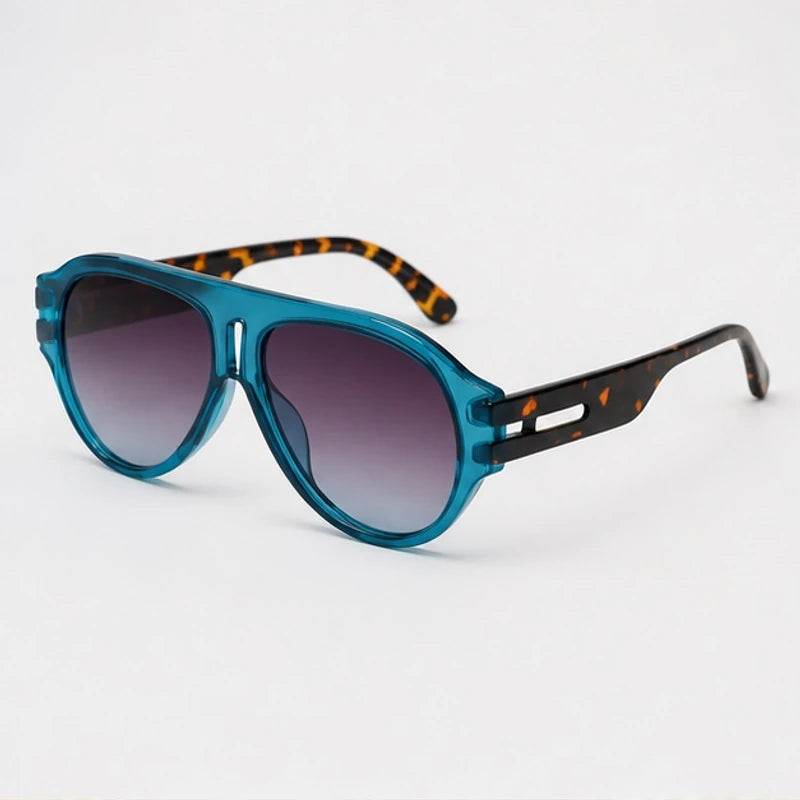 Rialto Shades - Blue Leopard - Sunglasses - Hendlys - Image 1