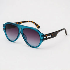 Rialto Shades - Blue Leopard - Sunglasses - Hendlys - Image 1