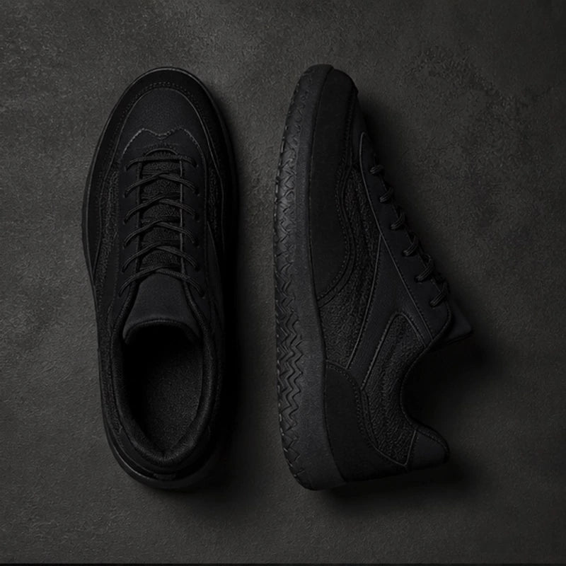 Riverton Mesh-Suede Retro Sneaker - True Black - mesh sneakers - Hendlys - Image 4
