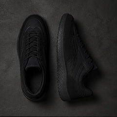 Riverton Mesh-Suede Retro Sneaker - True Black - mesh sneakers - Hendlys - Image 4