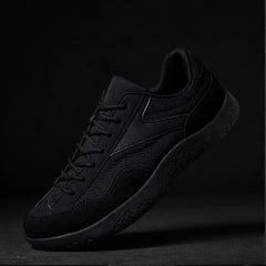 Riverton Mesh-Suede Retro Sneaker - True Black - retro sneakers - Hendlys - Image 3