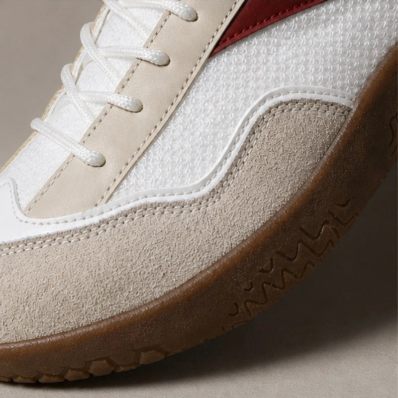 Riverton Mesh-Suede Retro Sneaker - Varsity - suede sneakers - Hendlys - Image 5