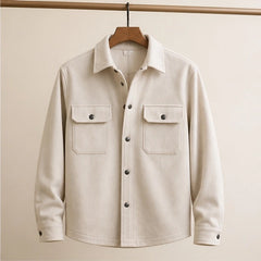 Rothwell Relaxed Shirt Jacket - Soft Off-white - Department: Men - Hendlys - Image 3