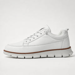 Rowan Court Leather Sneaker - White - men's sneakers - Hendlys - Image 2