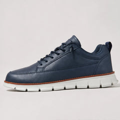 Rowan Court Leather Sneaker - Blue - genuine leather - Hendlys - Image 4