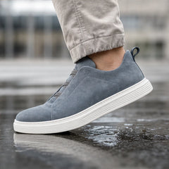 Altman Suede Sneakers - Gray - slip-on sneakers - Hendlys - Image 4