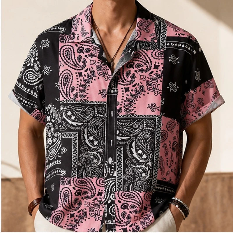 Sarto Short Sleeve Shirt - Black - men's shirt - Hendlys - Image 2
