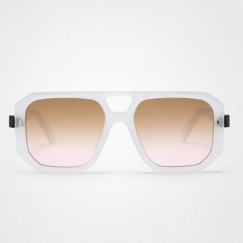 Solaro Geometric Shades - Blanca - sunglasses - Hendlys - Image 2