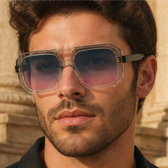 Solaro Geometric Shades - Violet Mist - geometric frames - Hendlys - Image 3