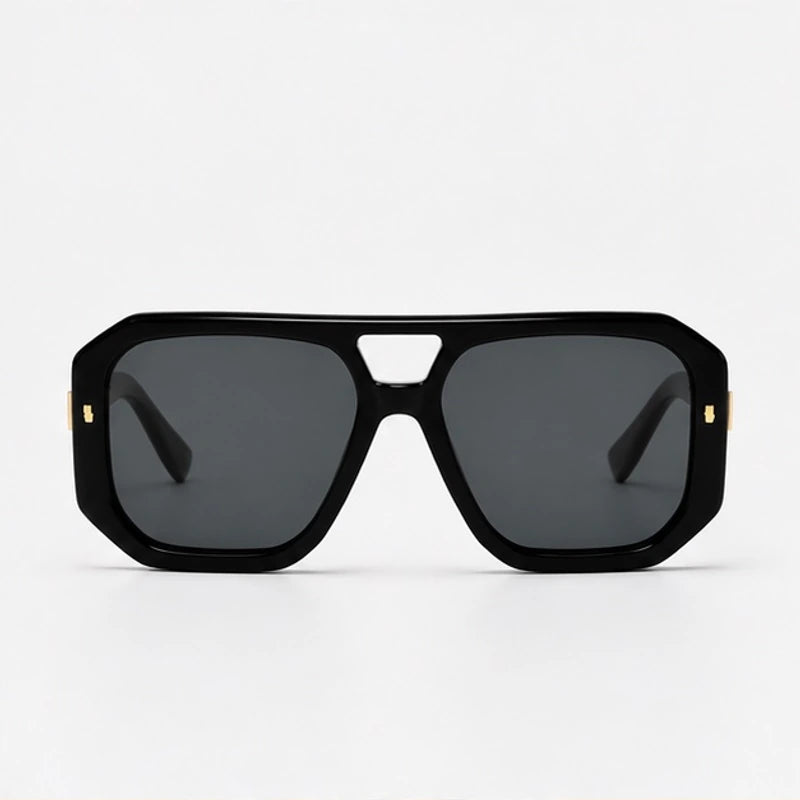 Solaro Geometric Shades - Noir Fade - sunglasses - Hendlys - Image 2