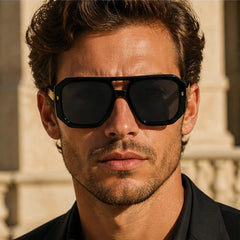 Solaro Geometric Shades - Noir Fade - geometric frames - Hendlys - Image 3