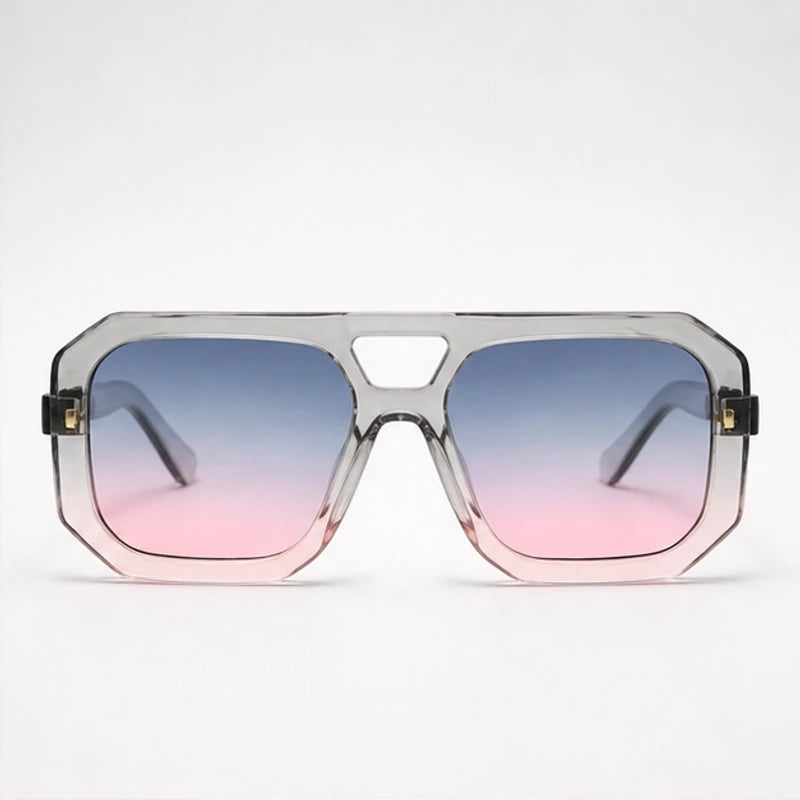 Solaro Geometric Shades - Violet Mist - sunglasses - Hendlys - Image 2