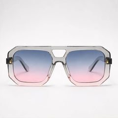 Solaro Geometric Shades - Violet Mist - sunglasses - Hendlys - Image 2