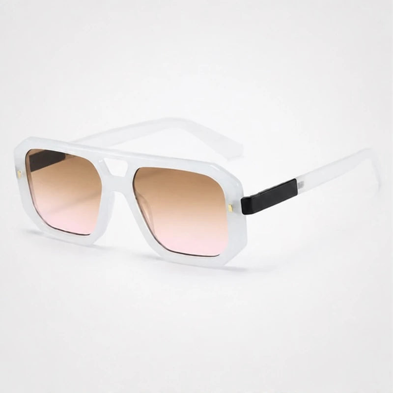 Solaro Geometric Shades - Blanca - Sunglasses - Hendlys - Image 1