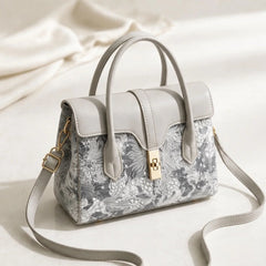 Sorelia Botanical Handbag - Cendre - Handbags - Hendlys - Image 1