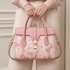 Sorelia Botanical Handbag - Rosette - structured handbag - Hendlys - Image 4