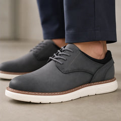 Brookfield Soft-Sole Derby Shoe - Slate Gray - dress shoes - Hendlys - Image 4