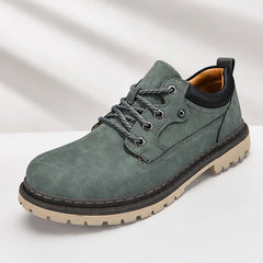Kingsley Leather Casual Shoe - Green - mens shoes - Hendlys - Image 2