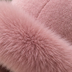 Taiga Women's Fur Brim Hat - Pink - Women's Accessories > Hats > Faux Fur Hats - Hendlys - Image 4