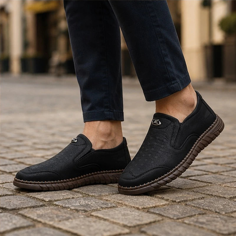 Tavernier Genuine Leather Shoes - Black - mens shoes - Hendlys - Image 2