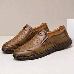 Tavernier Genuine Leather Shoes - Brown - leather shoes - Hendlys - Image 3