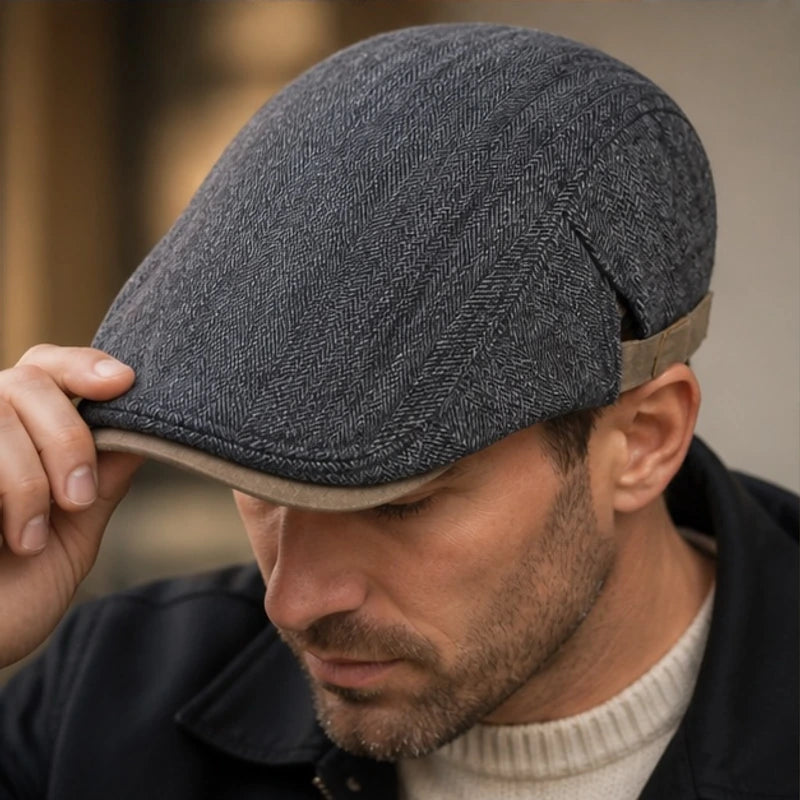 The Birmingham Snap Cap - Charcoal - snap cap - Hendlys - Image 2