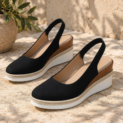 Theodora Women's Orthopedic Closed-Toe Sandals - Black - Shoes - Hendlys - Image 2