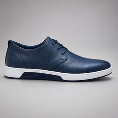 Torin Men's Orthopedic Leather Derby Shoes - Blue - Shoes - Hendlys - Image 4