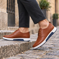 Torin Men's Orthopedic Leather Derby Shoes - Brown - mapfoot - Hendlys - Image 3