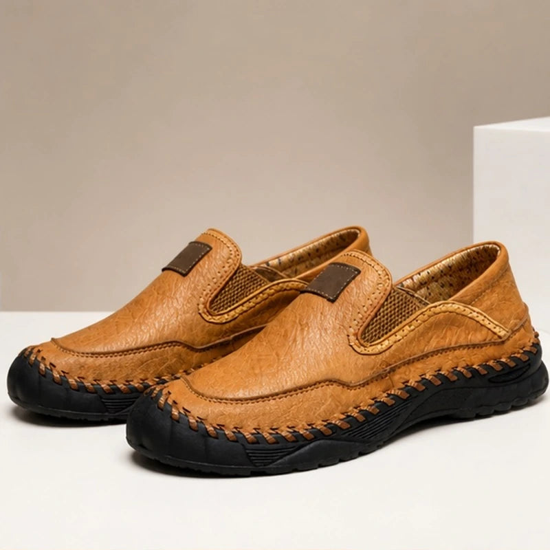 Torrance Leather Loafers - Mahogany - leather loafers - Hendlys - Image 3