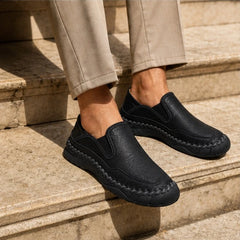 Torrance Leather Loafers - Black - men's loafers - Hendlys - Image 2