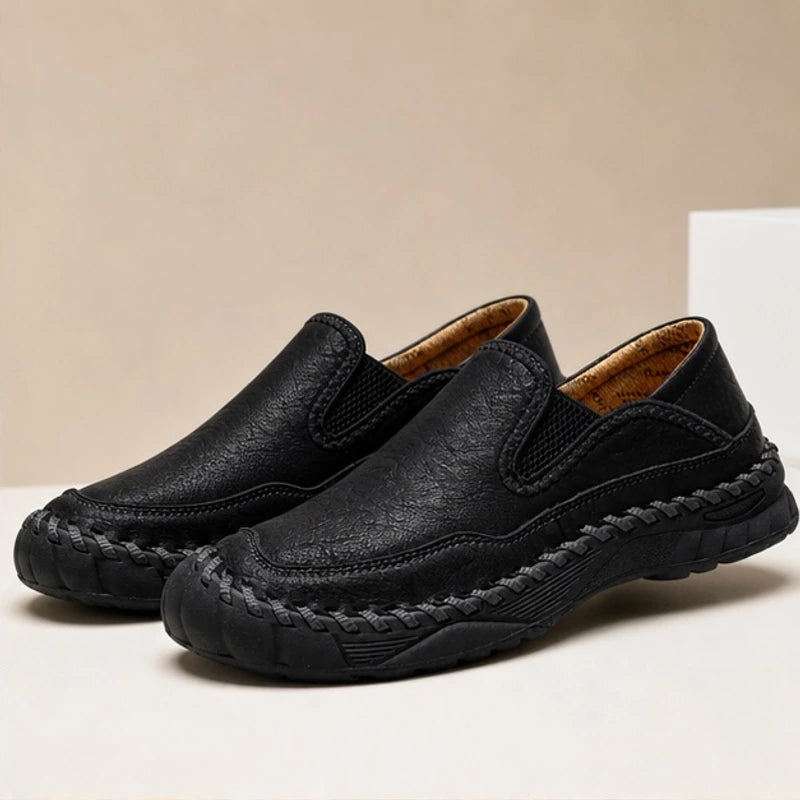 Torrance Leather Loafers - Black - leather loafers - Hendlys - Image 3