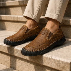 Torrance Leather Loafers - Brown - men's loafers - Hendlys - Image 2