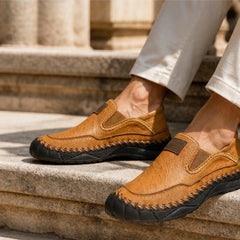 Torrance Leather Loafers - Mahogany - men's loafers - Hendlys - Image 2