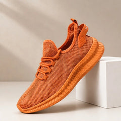 Truett Knit Mesh Sneaker - Orange - mesh sneakers - Hendlys - Image 4