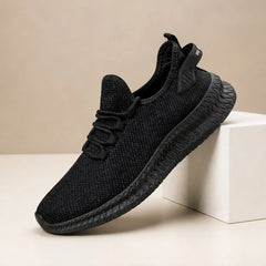 Truett Knit Mesh Sneaker - Tuxe Black - mesh sneakers - Hendlys - Image 4
