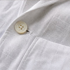 Palma 2-Piece Linen Set - White - linen suit - Hendlys - Image 3