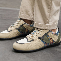 Ashford Heritage Court Sneaker - Beige - textured upper - Hendlys - Image 4