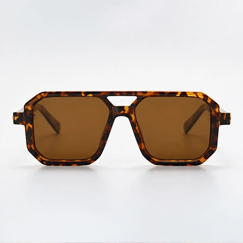 Valmont Statement Shades - Leopard Brown - sunglasses - Hendlys - Image 2