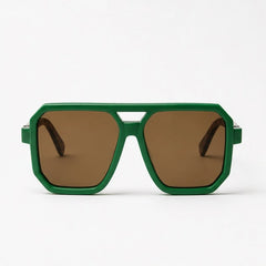 Valmont Statement Shades - Leopard Green - sunglasses - Hendlys - Image 2