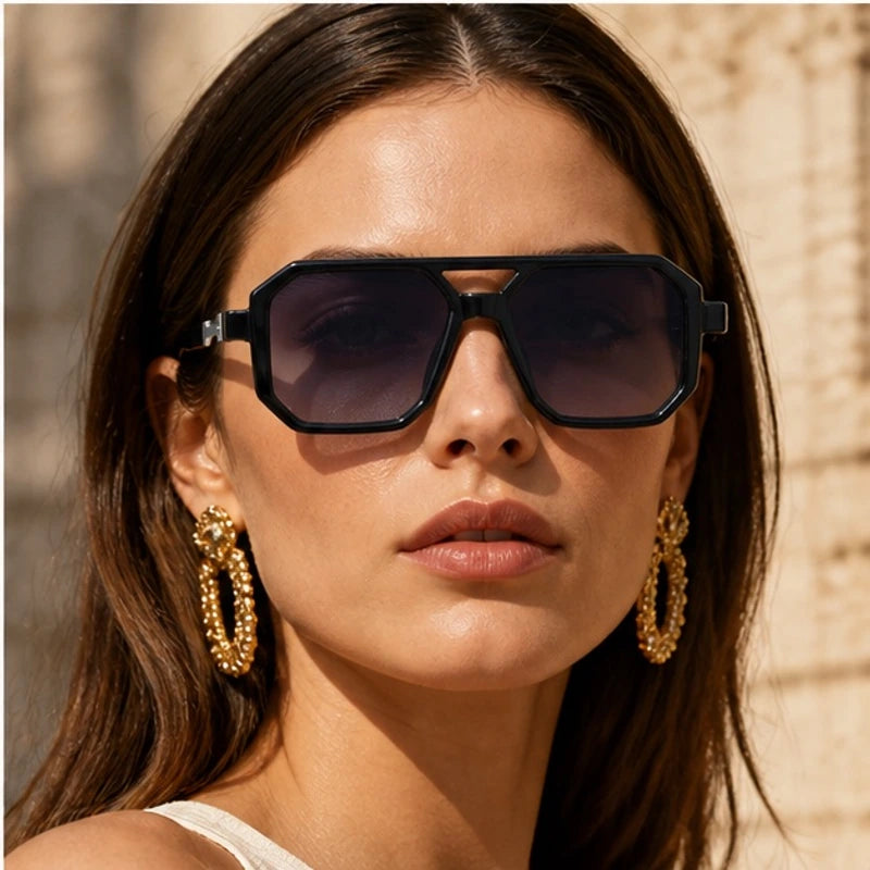 Valmont Statement Shades - Black Silver - uv400 - Hendlys - Image 4