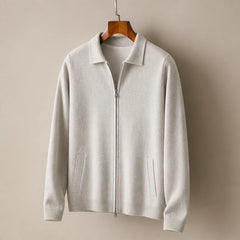 Vennicia Cashmere Cardigan - Ivory Stone - women's cardigan - Hendlys - Image 2