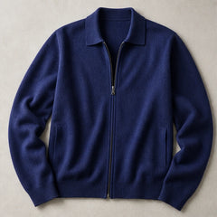 Vennicia Cashmere Cardigan - Royal Navy - women's cardigan - Hendlys - Image 2