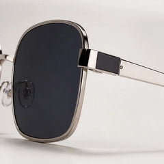 Veylan Square Aviator Sunglasses - Black - sunglasses - Hendlys - Image 2